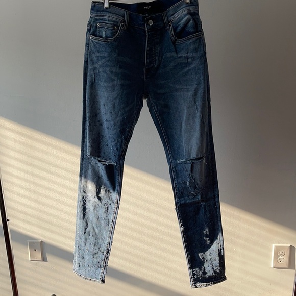 Amiri Shotgun Denim Deep Classic Indigo - Picture 1 of 7